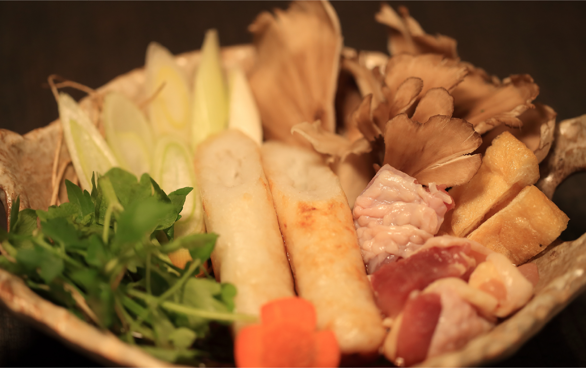 比内地鶏のきりたんぽ鍋